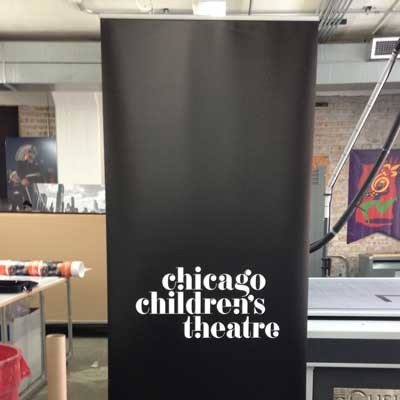 Theater Banner Stand