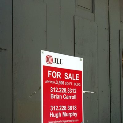 JLL Vertical Space Available Signage