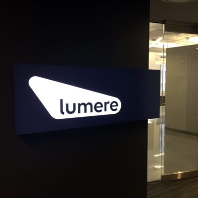 Internal Sign at Lumere