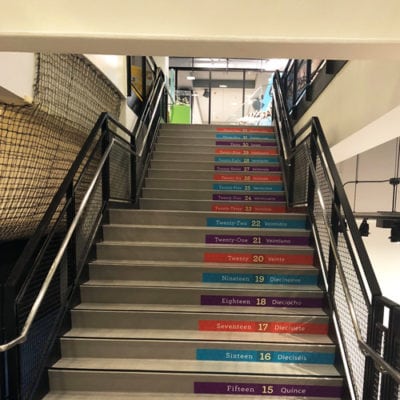 Stair Graphics at Chicago Children's Museum