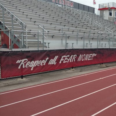 Niles West High School Track Banners