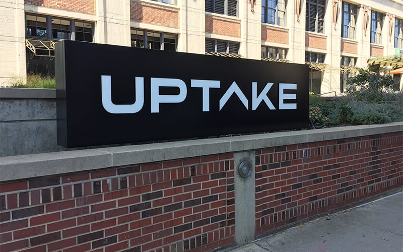 Uptake Custom Lit Exterior Signage