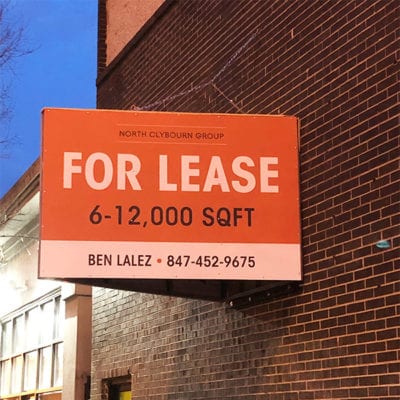 For Lease Signage North Clybourn Group