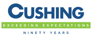 CushIQ Upgrades 1 Cushing 90 Years Logo Exceeding Expectations Horizontal