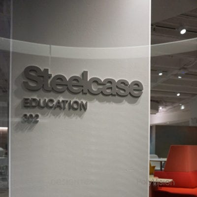 Dimensional Lettering Installed for Steelcase