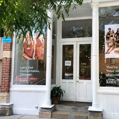 Knix Window Graphics Storefront